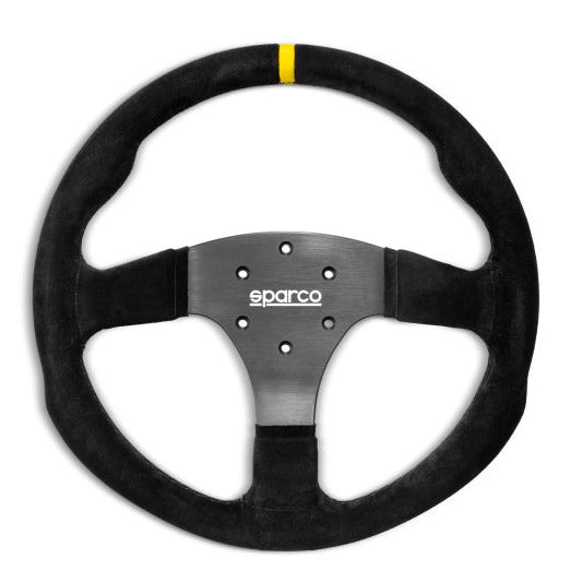 Sparco Steering Wheel R330B Suede w/ Button (Universal) - SPARCO