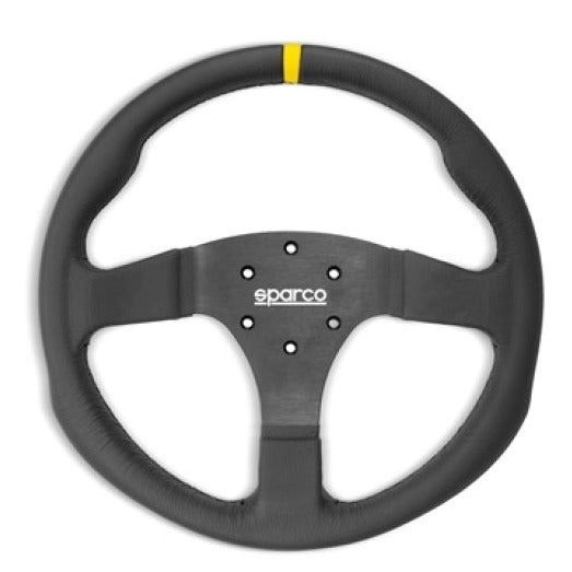 Sparco Steering Wheel R350 Leather (Universal) - JD Customs U.S.A