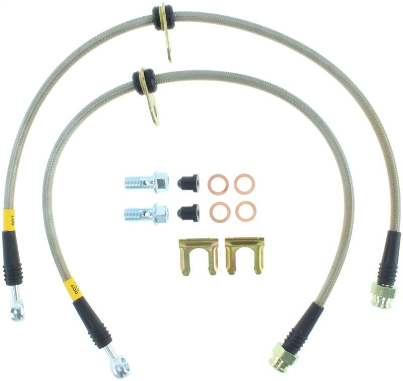 Stainless Steel Front Brake Lines StopTech (17 - 19 Subaru WRX) - Stoptech