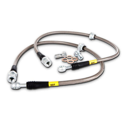 StopTech Front Stainless Steel Brake Lines (Infiniti G35/G37/Nissan 370Z) - Stoptech