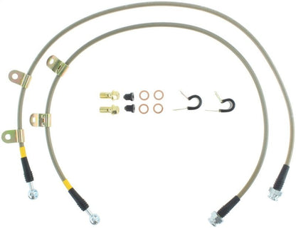 StopTech Front Stainless Steel Brake Lines (Infiniti G35/G37/Nissan 370Z) - Stoptech