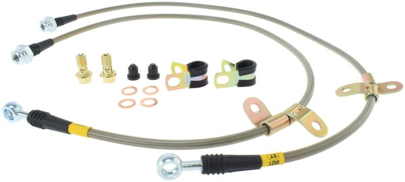 StopTech Front Stainless Steel Brake Lines (Infiniti G35/G37/Nissan 370Z) - Stoptech