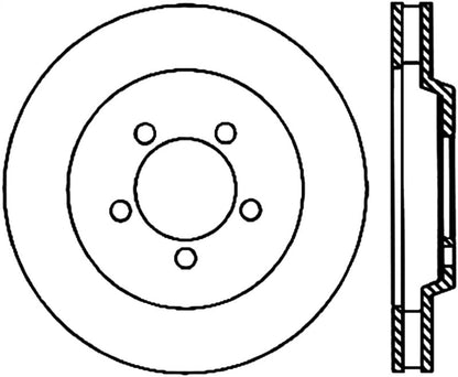 Stoptech Premium Front CryoStop Brake Rotor (05 - 14 Ford Mustang) - Stoptech