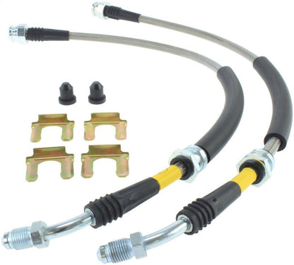 Stoptech Stainless Steel Braided Front Brake Lines (07 - 13 Mazdaspeed 3) - Stoptech