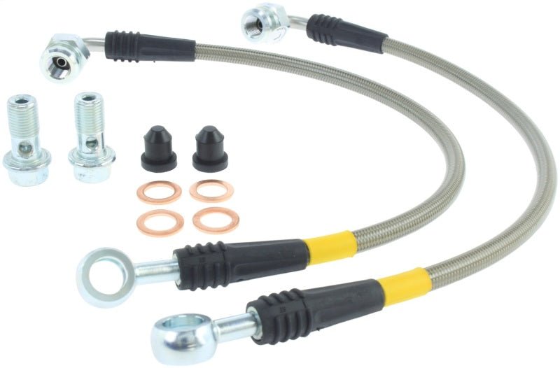 StopTech Stainless Steel Rear Brake Lines (Evo 8/9) - Stoptech