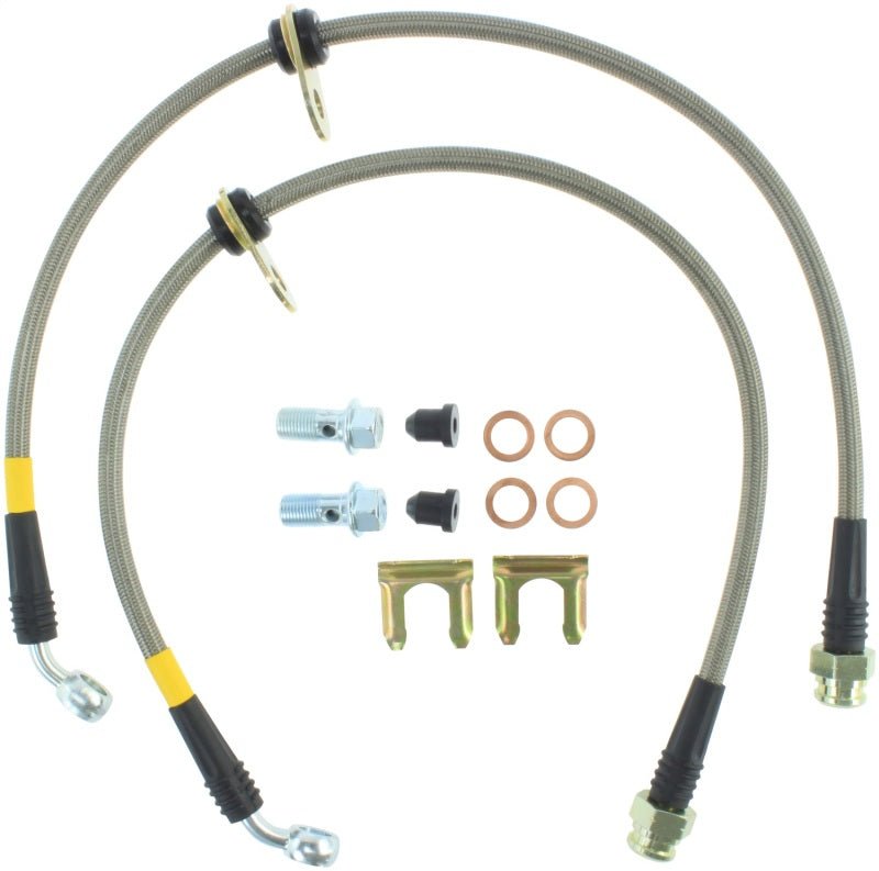 StopTech Stainless Steel Rear Brake Lines (Subaru WRX/STI) - Stoptech