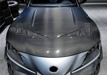 JDC V1 Carbon Fiber Hood (MK5 Supra)