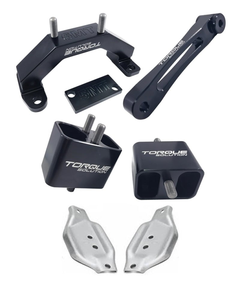 Torque Solution Engine & Transmission Mount Kit w/ Mount Plates (02 - 14 Subaru WRX/04+ Subaru STI) - Torque Solution