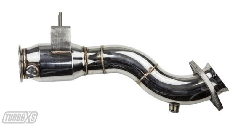 Turbo XS Downpipe w/ High Flow Catalytic Converter (15+ Ford Mustang Ecoboost) - Turbo XS