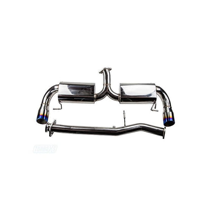 Sistema de escape Catback TurboXS de 3 pulgadas (04-11 Mazda RX-8)