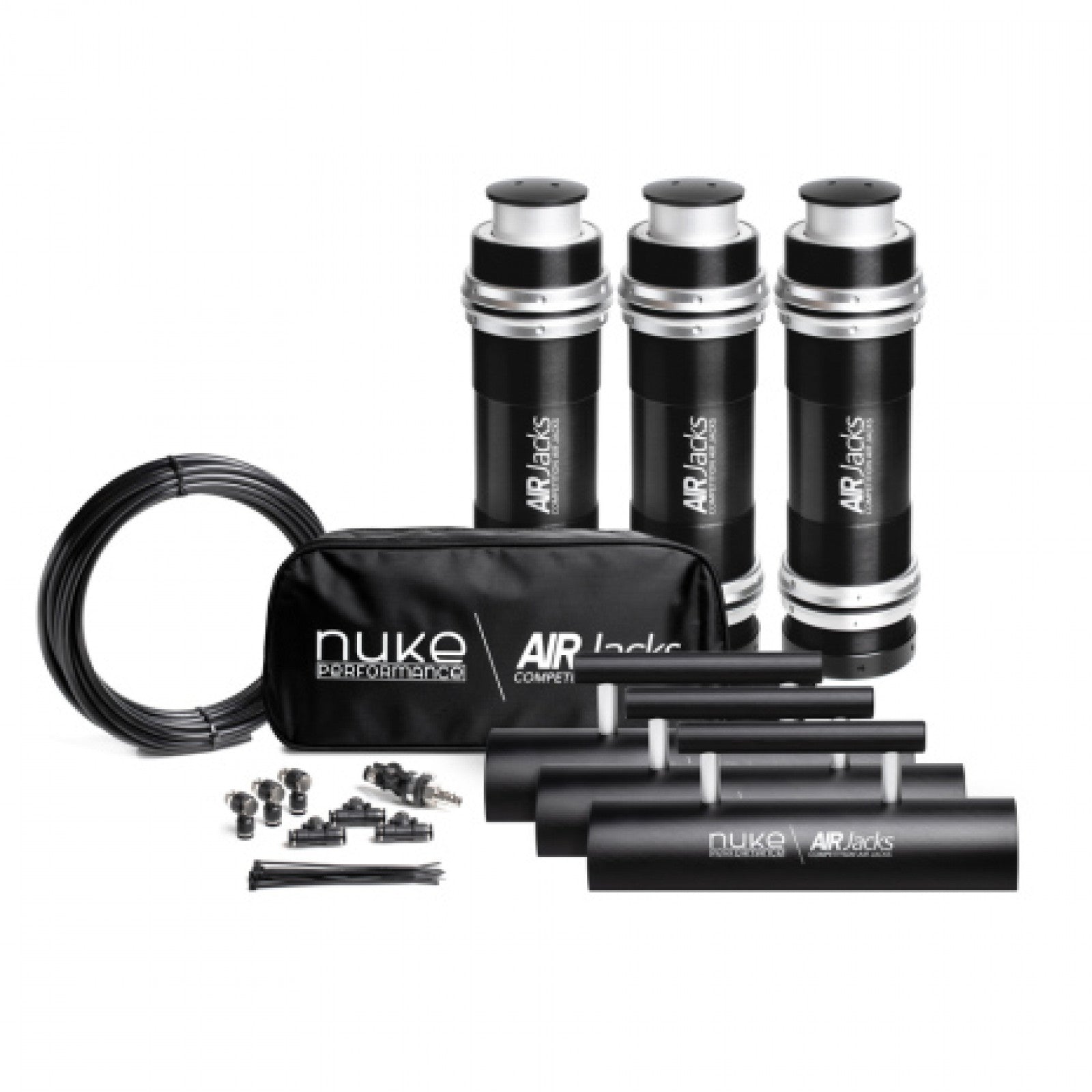 Nuke Performance Air Jack 90 Competition Juego completo 3 piezas, 8 BAR / 120 PSI