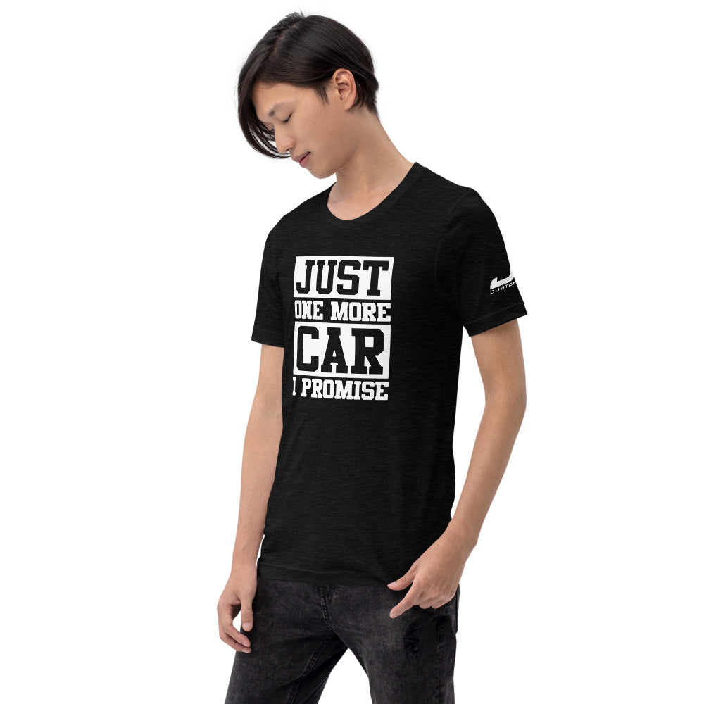 JDC "Just one more car I promise 🤞" T-shirt