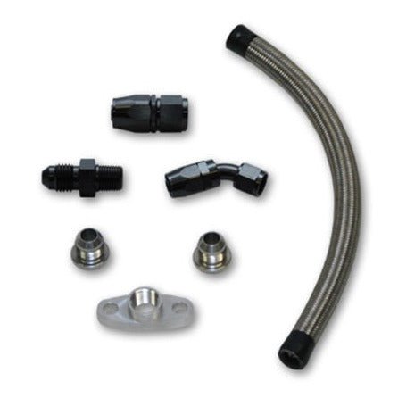 Universal Oil Drain Kit for T3/T4 Top Mount Turbo Setups - Vibrant