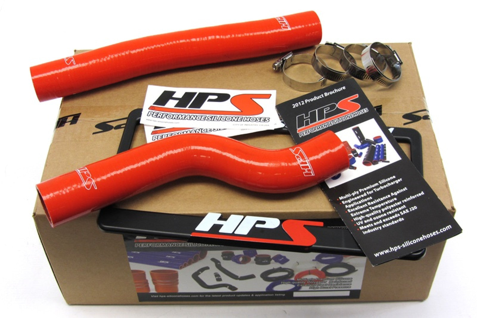 HPS Kit de manguera de radiador de silicona reforzada roja, refrigerante para Hyundai 10-12 Genesis Coupe 2.0T Turbo