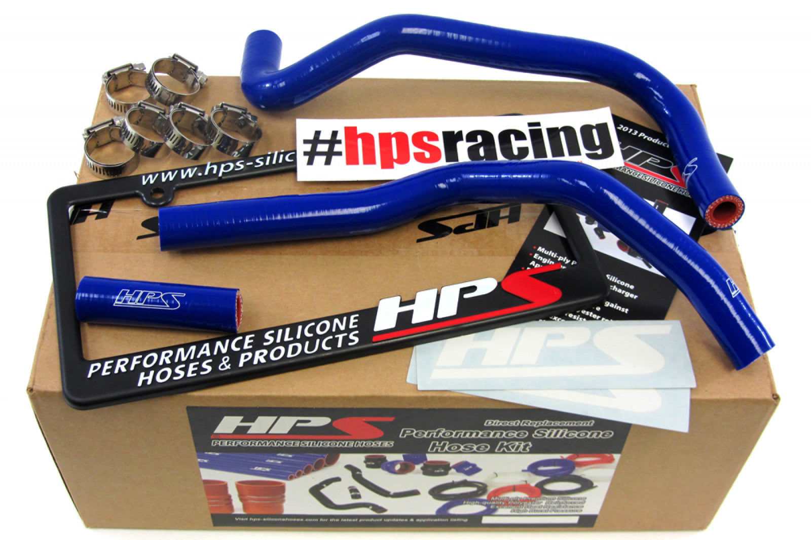 HPS Blue Reinforced Silicone Heater Hose Kit for Scion 13-16 FRS