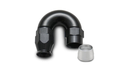 Vibrant - 10AN 180 Degree Hose End Fitting for PTFE Lined Hose - Vibrant