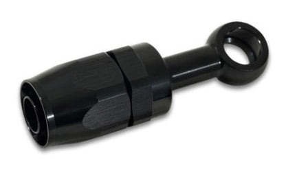 Vibrant - 10AN Banjo Hose End Fitting for use with M12 or 7/16in Banjo Bolt - Aluminum Black - Vibrant