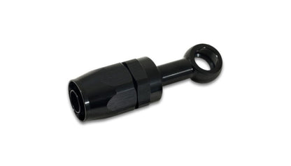 Vibrant - 10AN Banjo Hose End Fitting for use with M12 or 7/16in Banjo Bolt - Aluminum Black - Vibrant