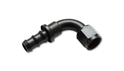 Vibrant - 10AN Push - On 90 Deg Hose End Fitting - Aluminum - Vibrant