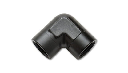 Vibrant 1/2in NPT 90 Degree Female Pipe Coupler Fitting - Vibrant