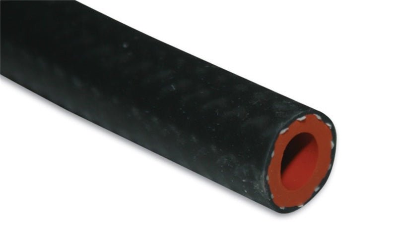 Vibrant 1/4in (6mm) I.D. x 2 ft. Silicon Heater Hose reinforced - Black - Vibrant