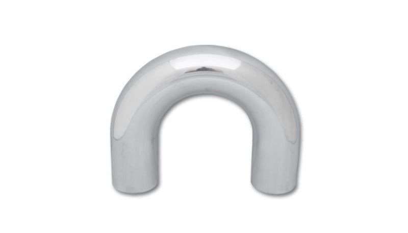 Vibrant 1.5in O.D. Universal Aluminum Tubing (180 degree Bend) - Polished - Vibrant