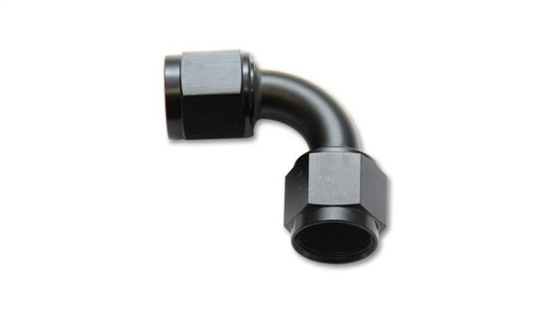 Vibrant - 16AN Female 90 Degree Union Adapter (AN to AN) - Anodized Black Only - Vibrant