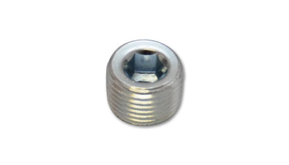 Vibrant 1/8in NPT Male Plug for EGT weld bung - Zinc Plated Mild Steel - Vibrant