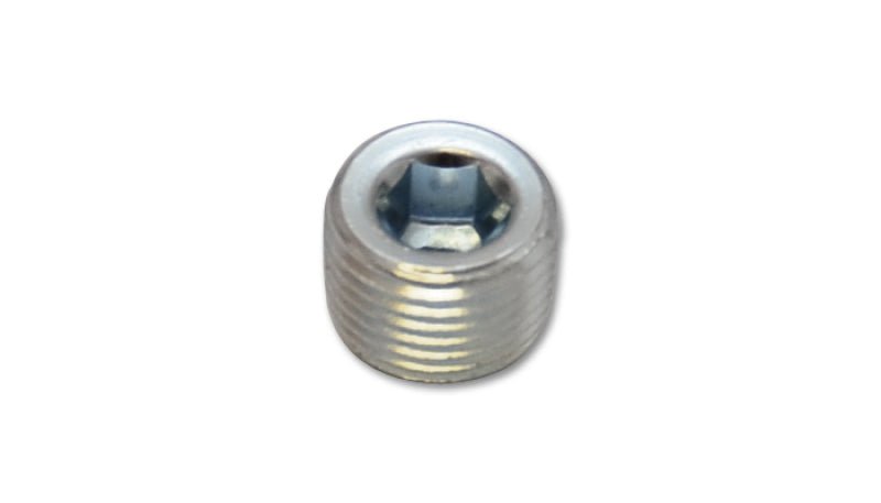 Vibrant 1/8in NPT Male Plug for EGT weld bung - Zinc Plated Mild Steel - Vibrant