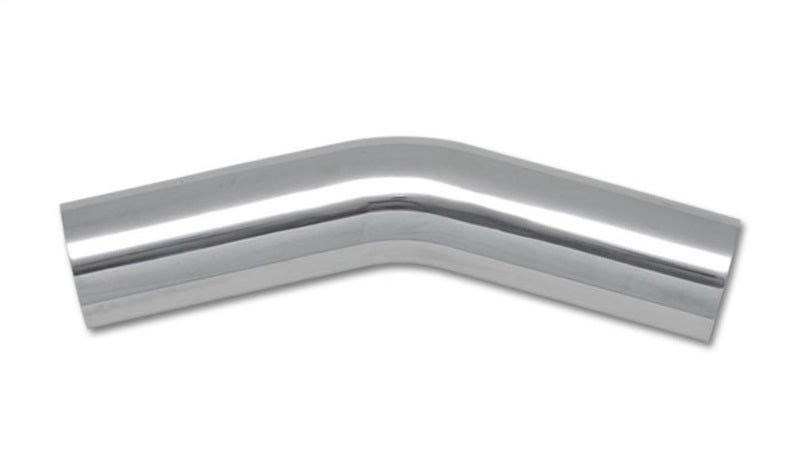 Vibrant 2.5in O.D. Universal Aluminum Tubing (30 degree Bend) - Polished - Vibrant