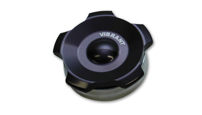 Vibrant 2in OD Aluminum Weld Bungs w/ Anodized Black Aluminum Threaded Cap (incl. O - Ring) - Vibrant