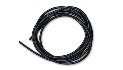 Vibrant 3/16in (4.75mm) I.D. x 25 ft. of Silicon Vacuum Hose - Black - Vibrant