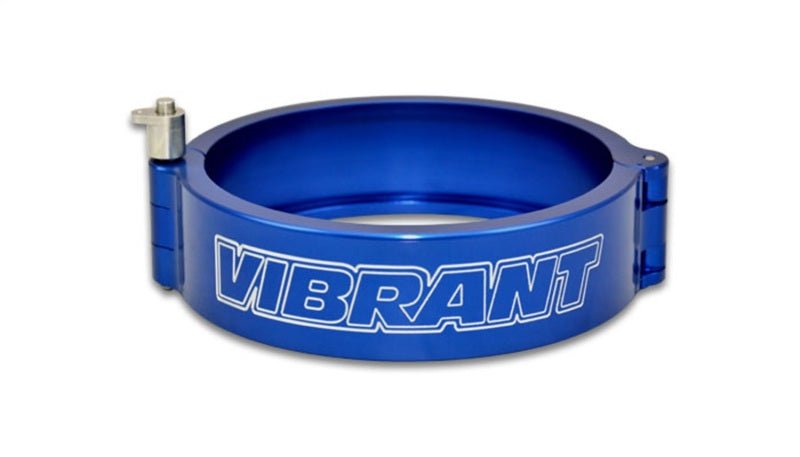 Vibrant 3.5in HD Quick Release Clamp w/Pin - Anodized Blue - Vibrant