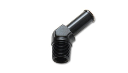 Vibrant 3/8NPT to 3/8 Barb 45 Degree Fitting - Vibrant