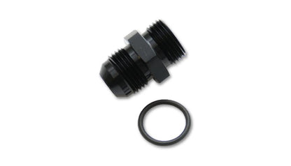 Vibrant - 3AN Male Flare to - 3 ORB Male Straight Adapter w/O - Ring - Anodized Black - Vibrant