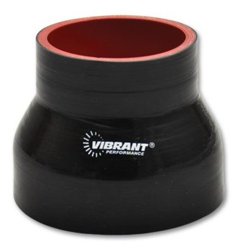 Vibrant 4 Ply Reducer Coupling .75in x .50in x 4in Long - Black - Vibrant