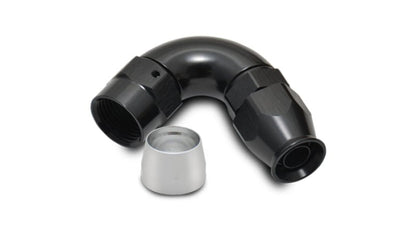 Vibrant - 4AN 120 Degreeree Hose End Fitting for PTFE Lined Hose - Vibrant