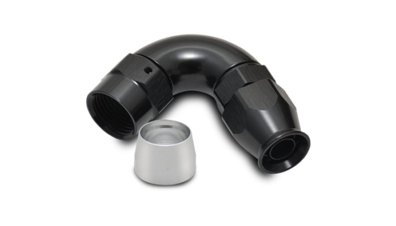 Vibrant - 4AN 120 Degreeree Hose End Fitting for PTFE Lined Hose - Vibrant