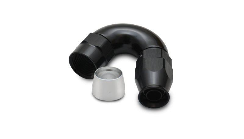 Vibrant - 4AN 150 Degree Hose End Fitting for PTFE Lined Hose - Vibrant