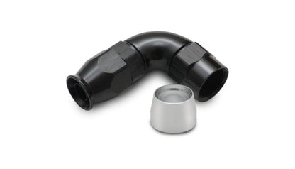 Vibrant - 4AN 90 Degree Hose End Fitting for PTFE Lined Hose - Vibrant