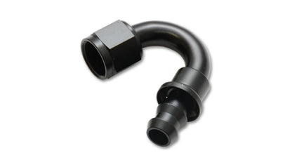 Vibrant - 4AN Push - On 150 Degree Hose End Fitting - Vibrant