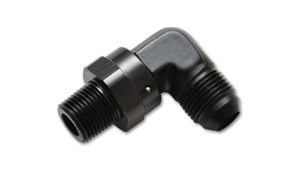 Vibrant - 4AN to 1/4in NPT Male Swivel 90 Degree Adapter Fitting - Vibrant