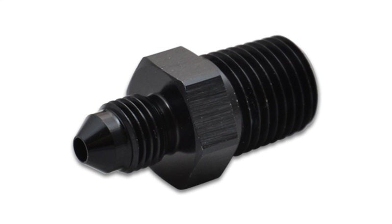 Vibrant - 4AN to 1/4in NPT Straight Adapter Fitting - Aluminum - Vibrant