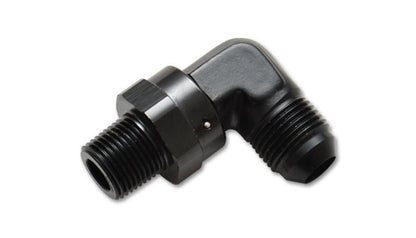 Vibrant - 4AN to 1/8in NPT Male Swivel 90 Degree Adapter Fitting - Vibrant