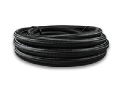 Vibrant - 6 AN Black Nylon Braided Flex Hose .56in ID (150 foot roll) - Vibrant