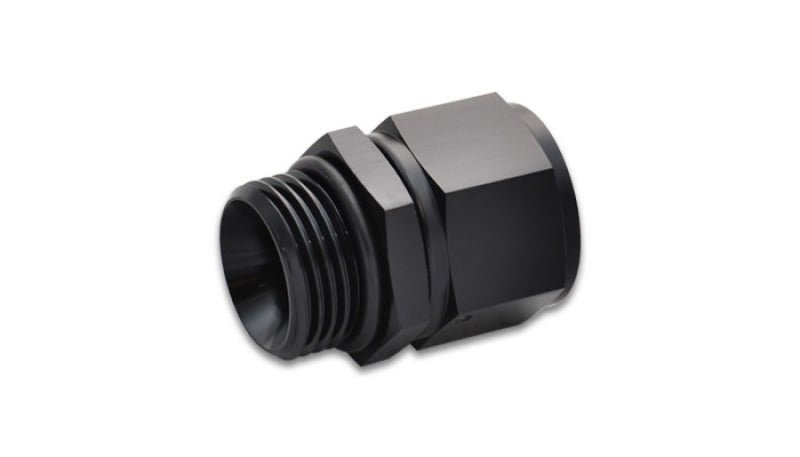 Vibrant - 6AN Female to - 10 ORB Swivel Adapter w/ O - Ring - Anodized Black - Vibrant