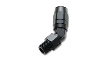 Vibrant - 6AN Male NPT 45Degree Hose End Fitting - 3/8 NPT - Vibrant