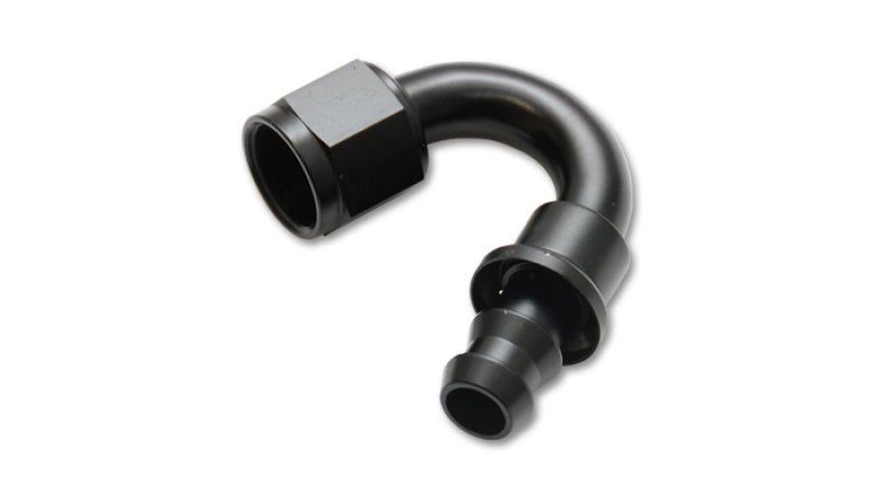 Vibrant - 6AN Push - On 150 Degree Hose End Fitting - Vibrant