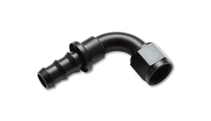 Vibrant - 6AN Push - On 90 Deg Hose End Fitting - Aluminum - Vibrant