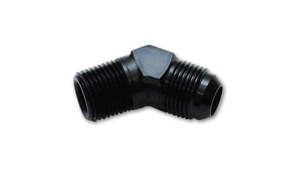 Vibrant - 6AN to 1/4in NPT 45 Degree Elbow Adapter Fitting - Vibrant